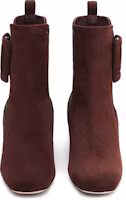 Lookbook (W) Roger Vivier Très Vivier Sepatu Boot Kulit Chelsea 'Brown Buckle' RVW51925930HR0S613