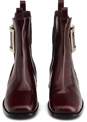 (W) Botas Chelsea de Cuero Roger Vivier Très Vivier 'Hebilla Metálica Roja' RVW635313001UJR805 Lookbook (W) Botas Chelsea de Cuero Roger Vivier Très Vivier 'Hebilla Metálica Roja' RVW635313001UJR805