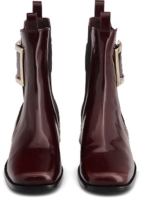 羅傑·維維亞 Très Vivier 金屬扣皮革切爾西靴 女款 紅色 Lookbook 羅傑·維維亞 Très Vivier 金屬扣皮革切爾西靴 女款 紅色
