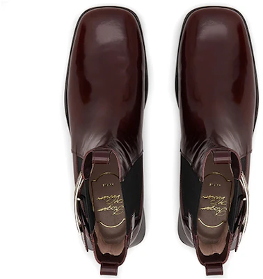 (W) Botas Chelsea de Cuero Roger Vivier Très Vivier 'Hebilla Metálica Roja' RVW635313001UJR805 Shop (W) Botas Chelsea de Cuero Roger Vivier Très Vivier 'Hebilla Metálica Roja' RVW635313001UJR805