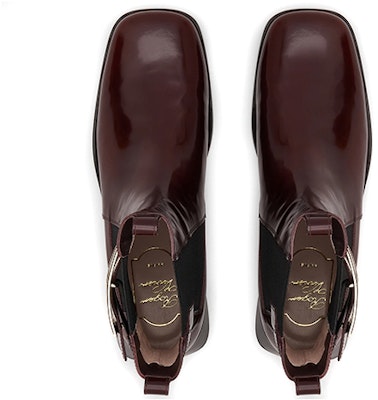 羅傑·維維亞 Très Vivier 金屬扣皮革切爾西靴 女款 紅色 Shop 羅傑·維維亞 Très Vivier 金屬扣皮革切爾西靴 女款 紅色