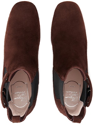 (Women) Roger Vivier Très Vivier Leather Chelsea Boots 'Brown Buckle' RVW51925930HR0S613 Shop (Women) Roger Vivier Très Vivier Leather Chelsea Boots 'Brown Buckle' RVW51925930HR0S613