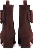 Purchase (W) Roger Vivier Très Vivier Sepatu Boot Kulit Chelsea 'Brown Buckle' RVW51925930HR0S613
