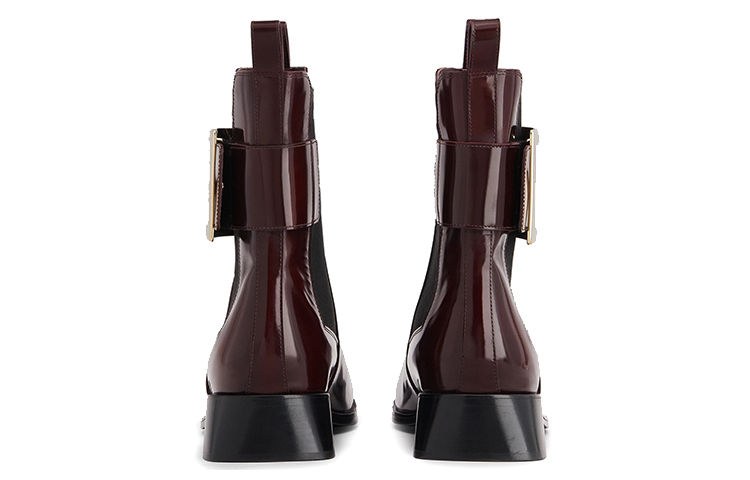 Purchase 羅傑·維維亞 Très Vivier 金屬扣皮革切爾西靴 女款 紅色