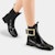 (W) Roger Vivier Très Vivier But Chelsea Kulit 'Metal Buckle Hitam' RVW635313001UJB999