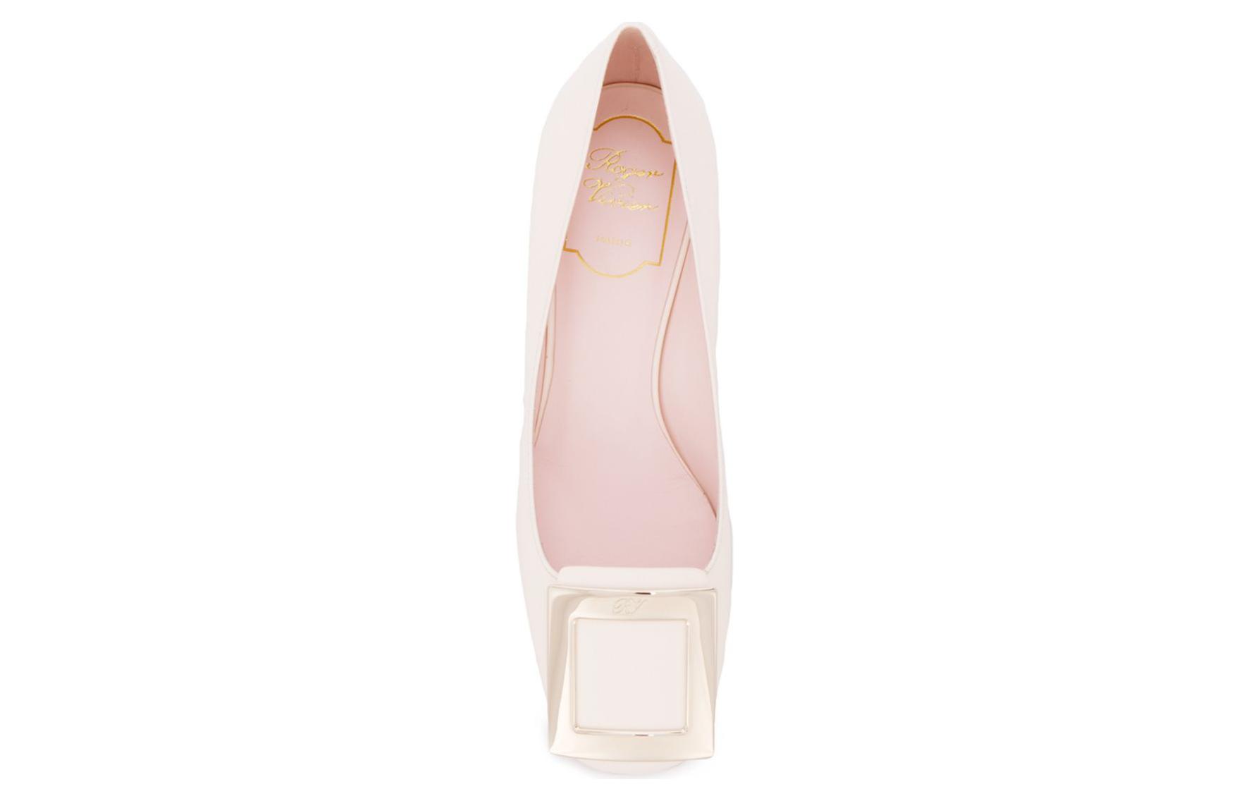 (W) Roger Vivier Tres Vivier 'Thick Heel Off White' 圖 5
