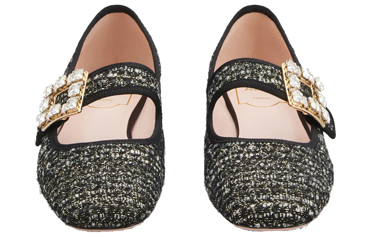 (W) Roger Vivier Tres Vivier Ballet Flats 'Elegant Black Buckle' 圖 4