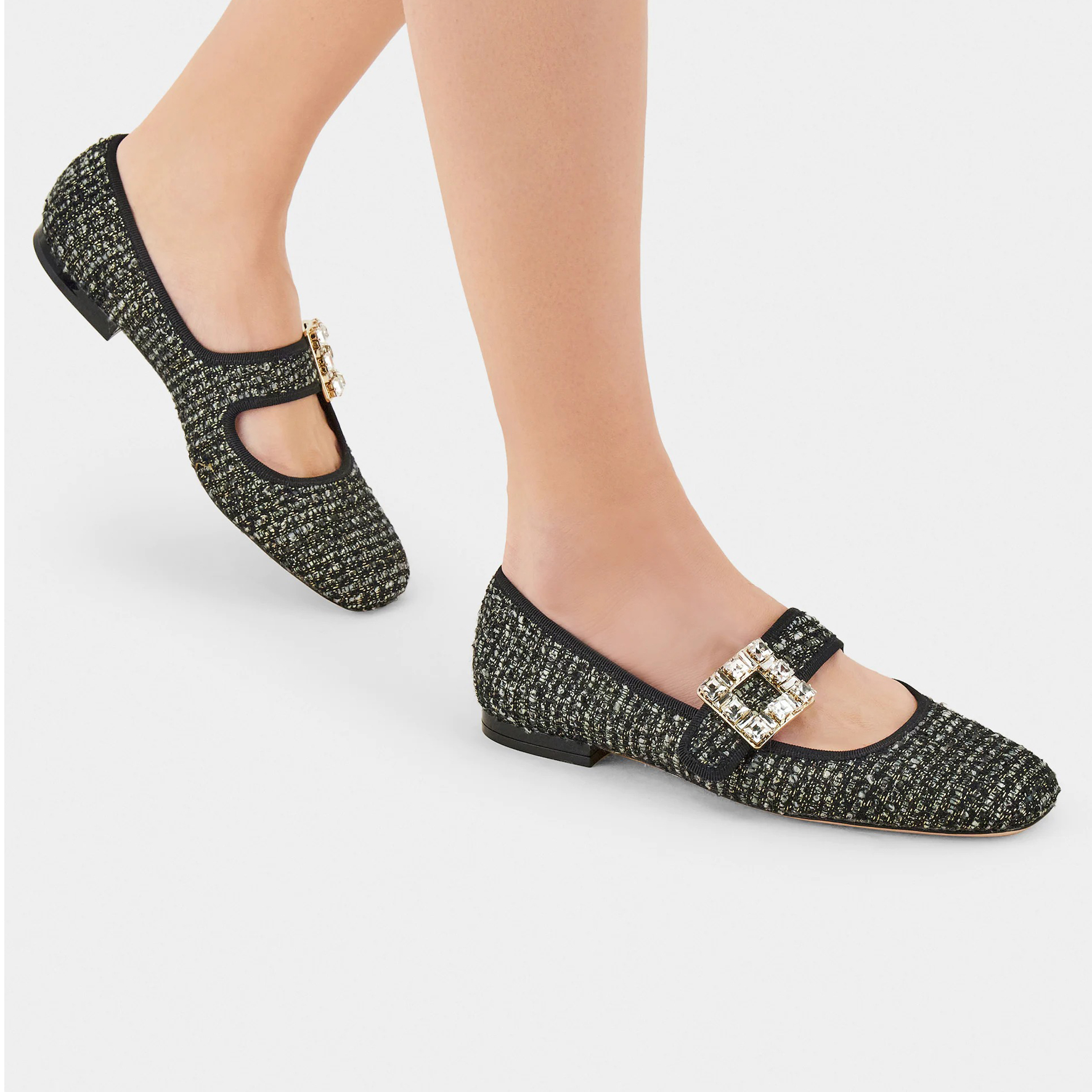 (W) Roger Vivier Tres Vivier Ballet Flats 'Elegant Black Buckle' 圖 8