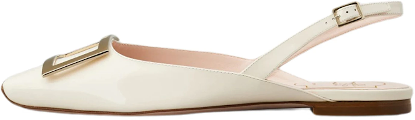 (W) Roger Vivier Trompette 金属扣裸色芭蕾平底鞋 RVW64532030D1PC019 Buy (W) Roger Vivier Trompette 金属扣裸色芭蕾平底鞋 RVW64532030D1PC019