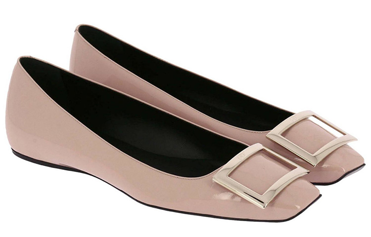 (W) Roger Vivier Trompette 'Metal Buckle Nude Patent' 圖 3