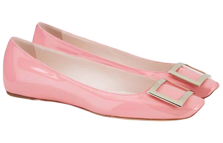 (W) Roger Vivier Trompette 'Pink Patent Ballet Flats' 圖 3
