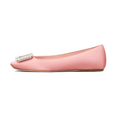 (W) Roger Vivier Trompette 'Pink Satin Ballet'