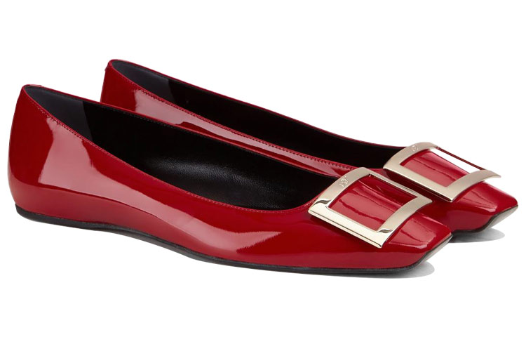 (W) Roger Vivier Trompette 'Red Patent Ballet Flat' 圖 2