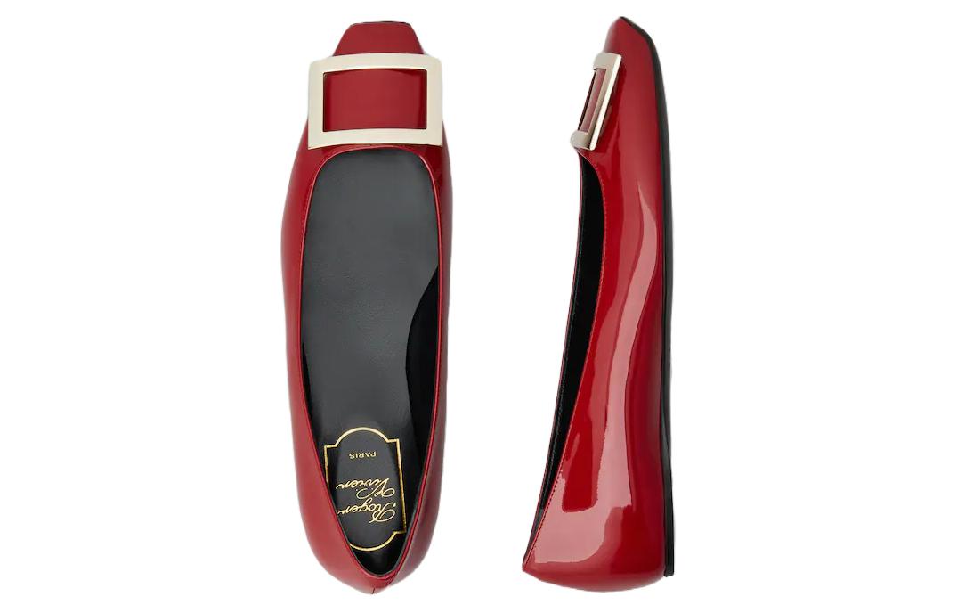 (W) Roger Vivier Trompette 'Red Patent Ballet Flat' 圖 5
