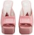 (W) Roger Vivier Trompette Buckle Kulit Kasut Platform 'Pink' RVW66232900D1PM215