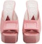 Order (W) Roger Vivier Trompette Buckle Kulit Kasut Platform 'Pink' RVW66232900D1PM215