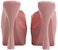 (W) Roger Vivier Trompette Buckle Kulit Kasut Platform 'Pink' RVW66232900D1PM215