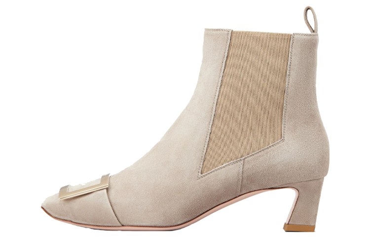 (W) Roger Vivier Trompette Chelsea Boot 'Beige'
