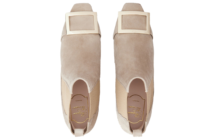 (W) Roger Vivier Trompette Chelsea Boot 'Beige' 圖 4