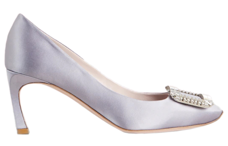 (W) Roger Vivier Trompette Crystal 'Purple Buckle High Heels' 圖 2