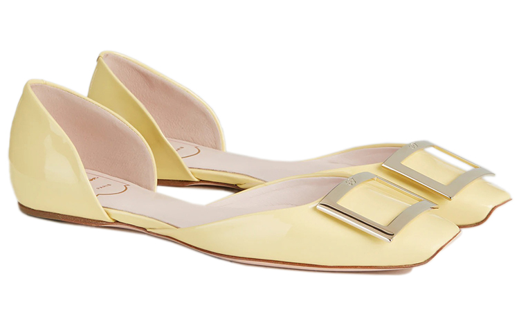 (W) Roger Vivier Trompette Dorsay 'Elegant Ballet Flat Yellow' 圖 3