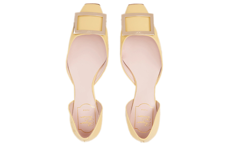 (W) Roger Vivier Trompette Dorsay 'Elegant Ballet Flat Yellow' 圖 4