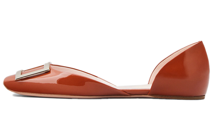 Buy (W) Roger Vivier Trompette Dorsay '优雅橙色芭蕾平底鞋' RVW40426940D1PG839