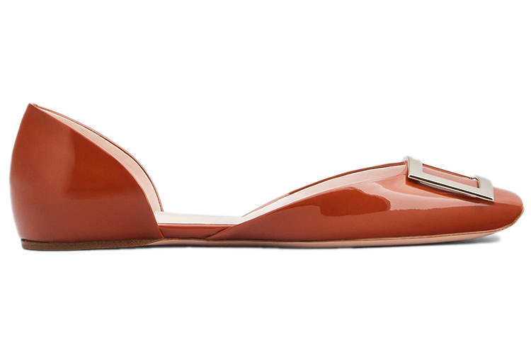 (W) Roger Vivier Trompette Dorsay 'Elegant Orange Ballet Flats' 圖 2