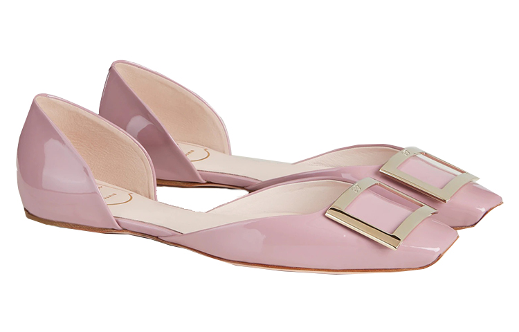 (W) Roger Vivier Trompette Dorsay 'Metal Buckle Purple Patent' 圖 3