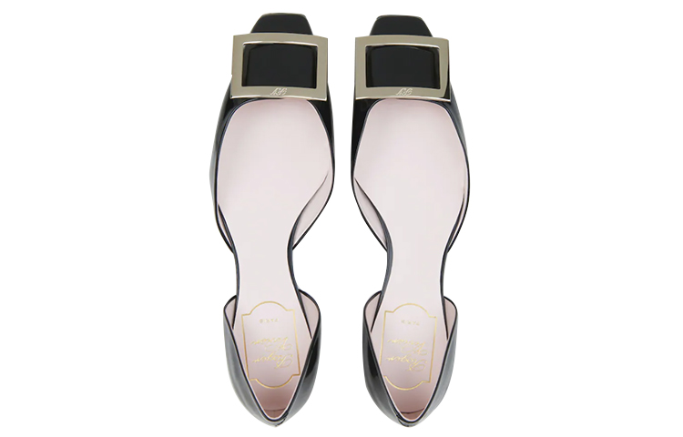 (W) Roger Vivier Trompette Patent Flat 'Black' 圖 5