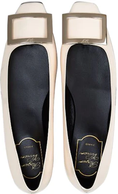 羅杰維維亞 鏡面漆皮 Trompette 芭蕾舞 休閒女單鞋 女款 奶油色 Shop 羅杰維維亞 鏡面漆皮 Trompette 芭蕾舞 休閒女單鞋 女款 奶油色