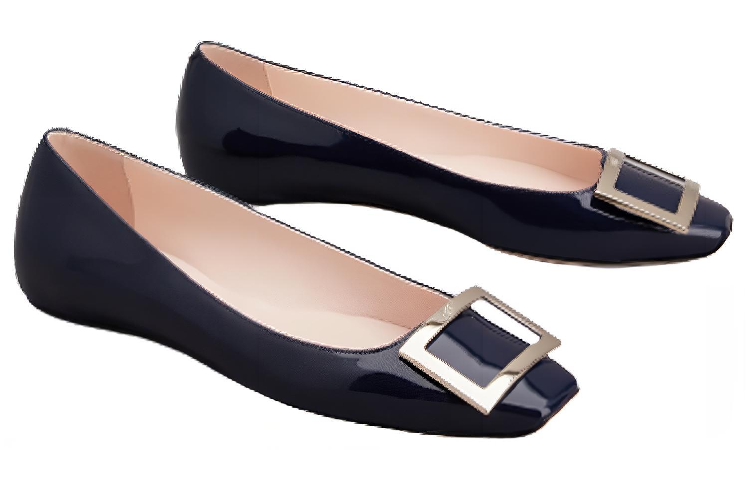 (W) Roger Vivier Trompette Patent Leather Round Toe Slip-On 'Black' 圖 3