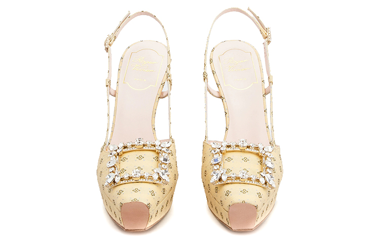 Lookbook (W) Roger Vivier Trompette Slingback Hak Tinggi 'Kuning' RVW64331850QGCG020