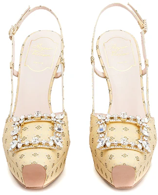 (W) Roger Vivier Trompette Slingback Hak Tinggi 'Kuning' RVW64331850QGCG020 Lookbook (W) Roger Vivier Trompette Slingback Hak Tinggi 'Kuning' RVW64331850QGCG020