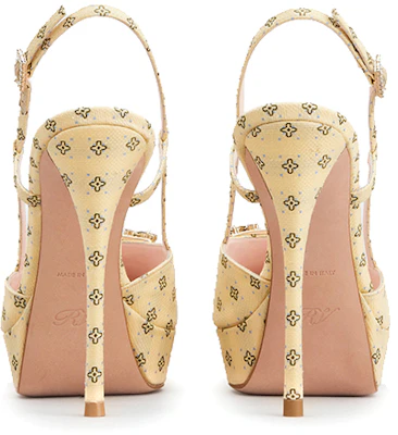 (W) Roger Vivier Trompette Slingback Hak Tinggi 'Kuning' RVW64331850QGCG020 Shop (W) Roger Vivier Trompette Slingback Hak Tinggi 'Kuning' RVW64331850QGCG020