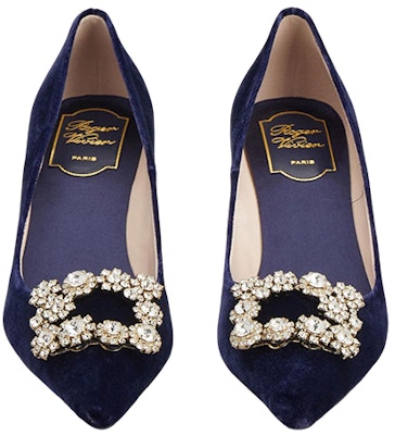 (Women) Roger Vivier Velvet 'Blue Crystal Buckle Stiletto' RVW41417620CFEU800 Lookbook (Women) Roger Vivier Velvet 'Blue Crystal Buckle Stiletto' RVW41417620CFEU800