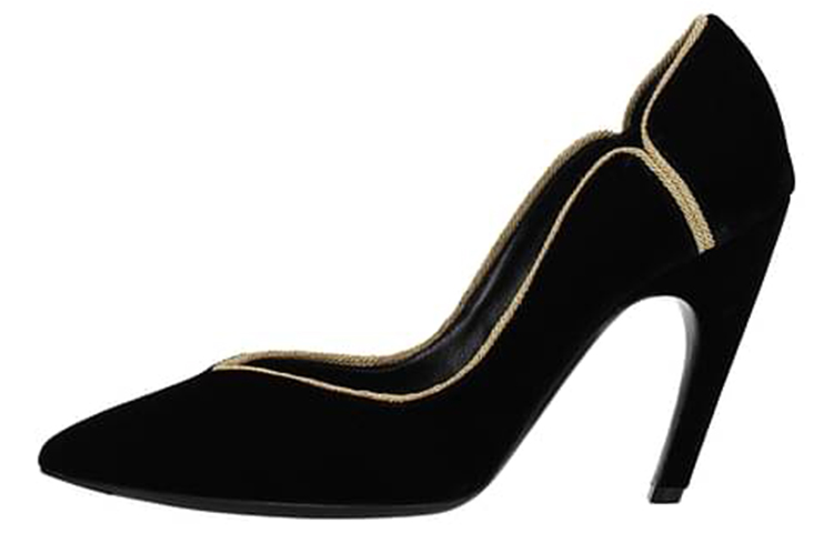 (W) Roger Vivier Velvet High Heels 'Black'