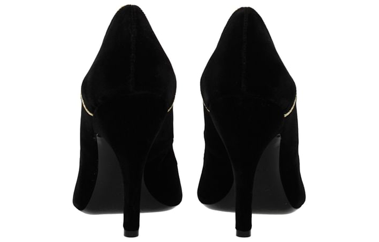 (W) Roger Vivier Velvet High Heels 'Black' 圖 5