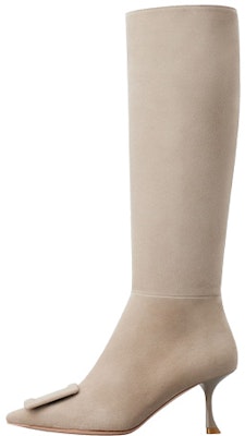 (Women) Roger Vivier Velvet Zip High-Top Boots 'Grey' RVW61833890HR0C415 Buy (Women) Roger Vivier Velvet Zip High-Top Boots 'Grey' RVW61833890HR0C415