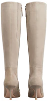 Shop (W) Roger Vivier Sepatu Boots Tinggi Beludru Zip 'Abu-abu' RVW61833890HR0C415
