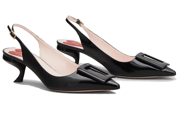 Lookbook (Women) Roger Vivier Virgule 'Black Patent Leather with Buckle' RVW63831440D1PB999