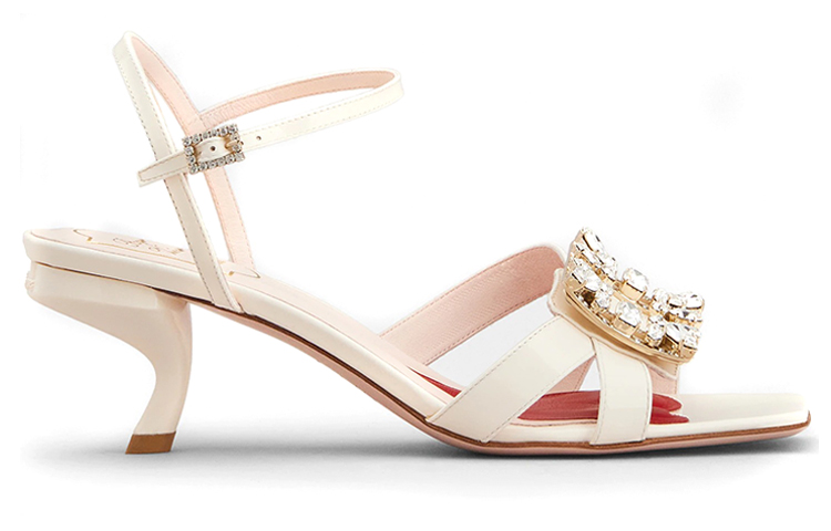 (W) Roger Vivier Virgule 'Mini Crystal Buckle Beige' 圖 2