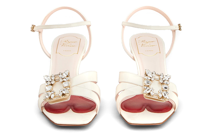 (W) Roger Vivier Virgule 'Mini Crystal Buckle Beige' 圖 3