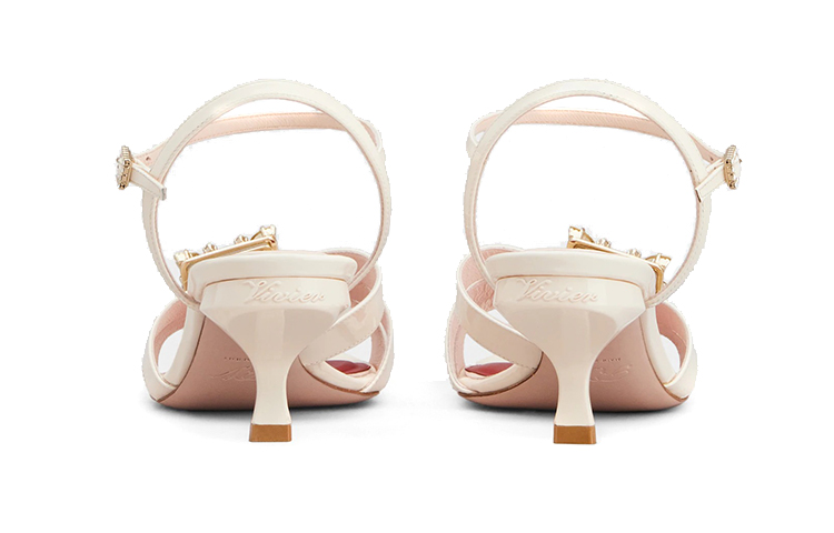 (W) Roger Vivier Virgule 'Mini Crystal Buckle Beige' 圖 4