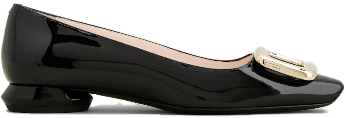 羅傑·維維亞 Viv' Choc 金屬扣漆皮芭蕾舞平底鞋 女款 黑色 Order 羅傑·維維亞 Viv' Choc 金屬扣漆皮芭蕾舞平底鞋 女款 黑色