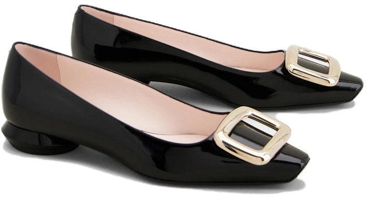 羅傑·維維亞 Viv' Choc 金屬扣漆皮芭蕾舞平底鞋 女款 黑色 Lookbook 羅傑·維維亞 Viv' Choc 金屬扣漆皮芭蕾舞平底鞋 女款 黑色