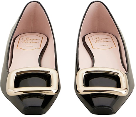 羅傑·維維亞 Viv' Choc 金屬扣漆皮芭蕾舞平底鞋 女款 黑色 Purchase 羅傑·維維亞 Viv' Choc 金屬扣漆皮芭蕾舞平底鞋 女款 黑色