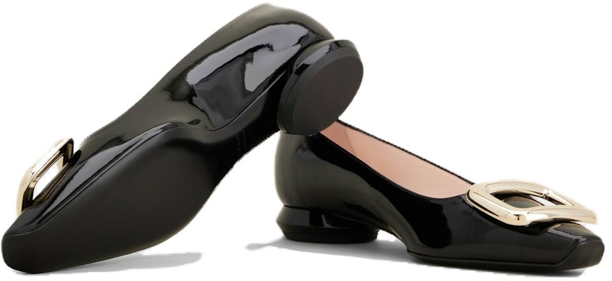 羅傑·維維亞 Viv' Choc 金屬扣漆皮芭蕾舞平底鞋 女款 黑色 Details for 羅傑·維維亞 Viv' Choc 金屬扣漆皮芭蕾舞平底鞋 女款 黑色