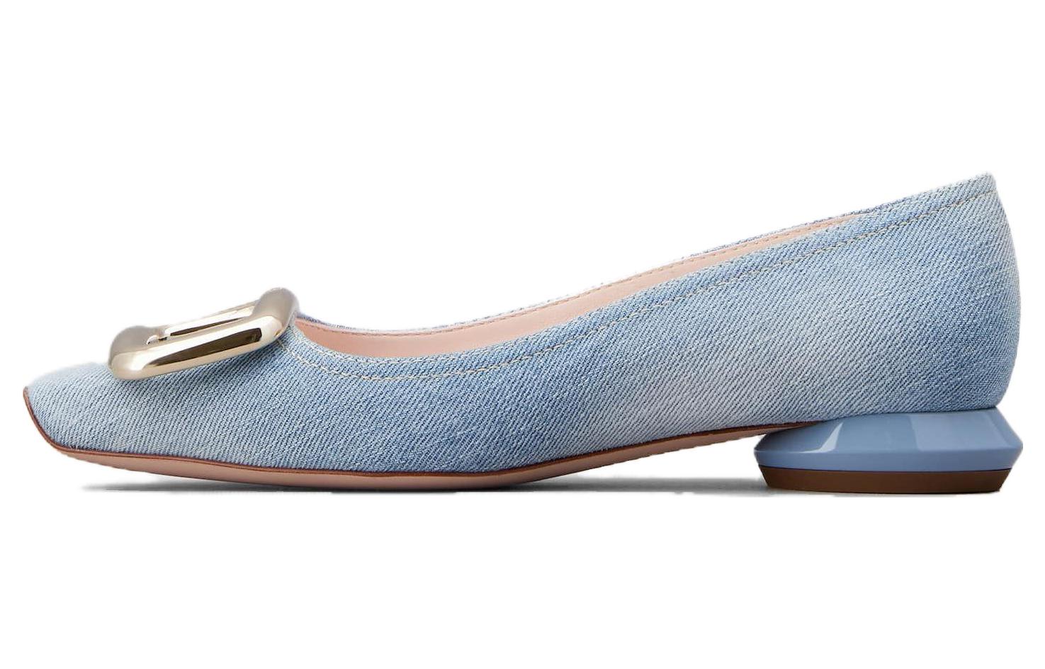 (W) Roger Vivier Viv' Choc 'Powder Blue Denim'