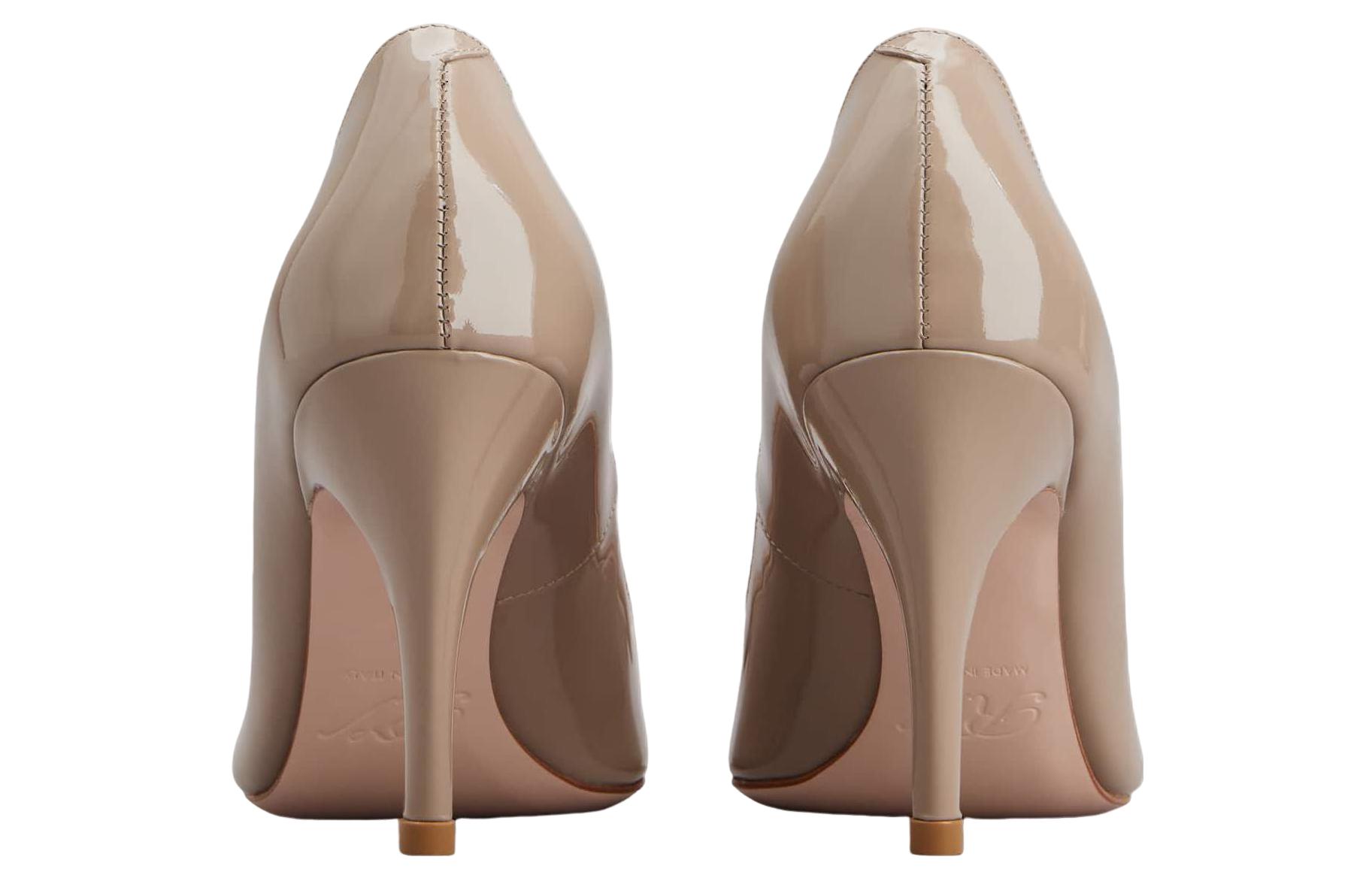 (W) Roger Vivier Viv' Choc Patent Pointed Toe Stiletto 'Brown' 圖 4